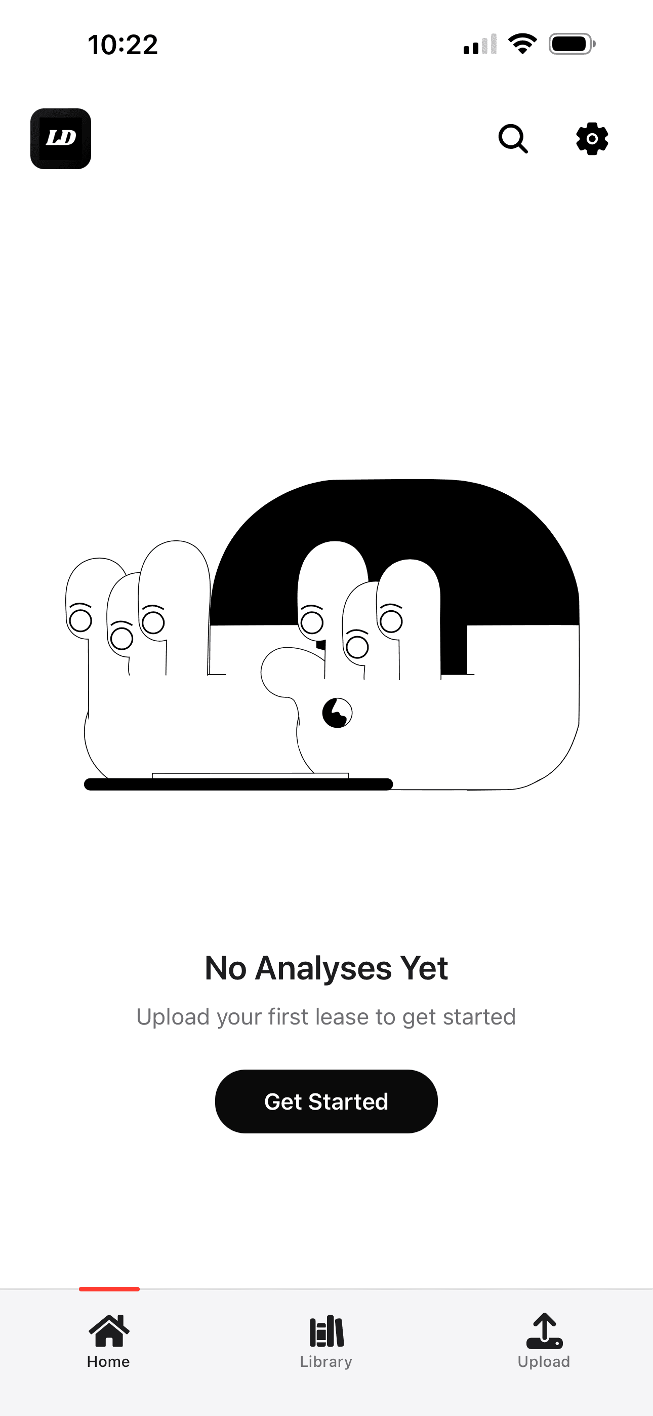 App Screenshot - Upload